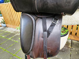 17" PH CLASSIC SHOW/DESSAGE SADDLE MW/WIDE BROWN