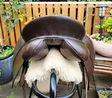 17" PH CLASSIC SHOW/DESSAGE SADDLE MW/WIDE BROWN