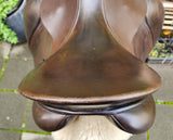 17" PH CLASSIC SHOW/DESSAGE SADDLE MW/WIDE BROWN
