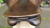 17" PH CLASSIC SHOW/DESSAGE SADDLE MW/WIDE BROWN