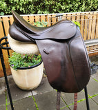 17" PH CLASSIC SHOW/DESSAGE SADDLE MW/WIDE BROWN