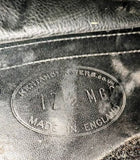 17.5 Kent & Masters S compact GP/Jump standard wither.  Black. Wide/XW