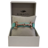 Dimacci Burghley Nappa Leather Bracelet Silver and rose gold - in Assorted Colours