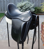SOLD.......17" Kent & Masters S Series Surface Block Dressage Saddle