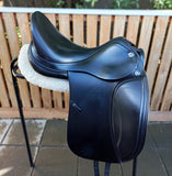 SOLD...........17" PRESTIGE X HELEN DRESSAGE SADDLE, MW/W 34....ON HOLD