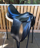 SOLD...........17" PRESTIGE X HELEN DRESSAGE SADDLE, MW/W 34....ON HOLD