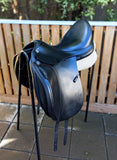 SOLD...........17" PRESTIGE X HELEN DRESSAGE SADDLE, MW/W 34....ON HOLD