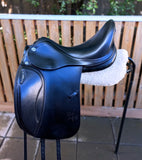 SOLD...........17" PRESTIGE X HELEN DRESSAGE SADDLE, MW/W 34....ON HOLD