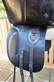 SOLD...........17" PRESTIGE X HELEN DRESSAGE SADDLE, MW/W 34....ON HOLD