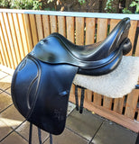SOLD...........17" PRESTIGE X HELEN DRESSAGE SADDLE, MW/W 34....ON HOLD