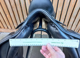 SOLD...........17" PRESTIGE X HELEN DRESSAGE SADDLE, MW/W 34....ON HOLD