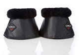LeMieux WrapRound Lambskin Over Reach Boots White/Natural