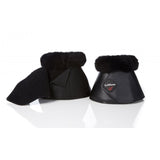LeMieux WrapRound Lambskin Over Reach Boots Black/Natural