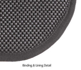 ZILCO QUILTED HALF PAD WITH INSERTS  (BLACK)