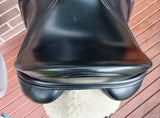 SOLD.........17.5" LOXLEY MONO FLAP DRESSAGE SADDLE WIDE GULLET
