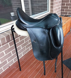 SOLD.........17.5" LOXLEY MONO FLAP DRESSAGE SADDLE WIDE GULLET