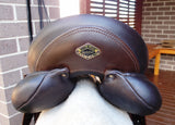 SOLD.........17" BRUCE SMITH DRESSAGE MW BROWN