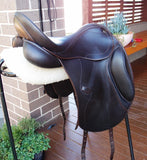 SOLD.........17" BRUCE SMITH DRESSAGE MW BROWN