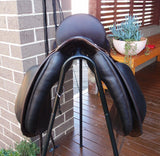 SOLD.........17" BRUCE SMITH DRESSAGE MW BROWN