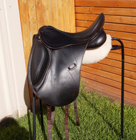 SOLD.........17" BRUCE SMITH DRESSAGE MW BROWN