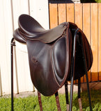 SOLD.........17" BRUCE SMITH DRESSAGE MW BROWN