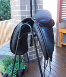 SOLD.........17" BRUCE SMITH DRESSAGE MW BROWN