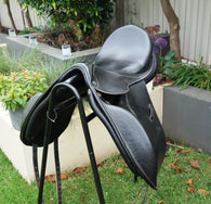 SOLD................17.5" STUBBEN PORTOS DRESSAGE SADDLE 32 WIDE