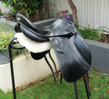 SOLD................17.5" STUBBEN PORTOS DRESSAGE SADDLE 32 WIDE