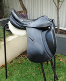 SOLD................17.5" STUBBEN PORTOS DRESSAGE SADDLE 32 WIDE