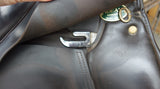 SOLD........17.5-18" IDEAL SUZANNAH, WIDE GULLET, BROWN