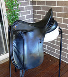 SOLD.....17.5"  PH LIBERTY CLOSE CONTACT DRESSAGE SADDLE WIDE.