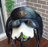 SOLD.....17.5"  PH LIBERTY CLOSE CONTACT DRESSAGE SADDLE WIDE.