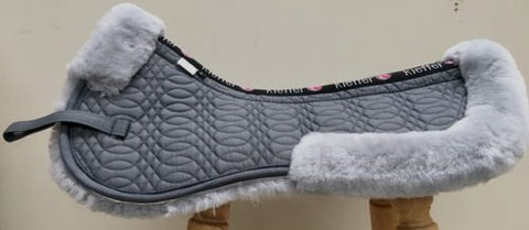 Kieffer Merino Fleece Half Pad Grey, S, M & L