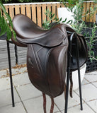 SOLDL.........17.5" HARRY DABBS PLATINUM XF DRESSAGE SADDLE W