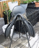 SOLD.........17" IDEAL DRESSAGE SADDLE MEDIUM GULLET AS NEW CONDITION