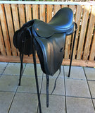 SOLD........16.5" KENT & MASTERS S SERIES REMOVEABLE BLOCK DRESSAGE