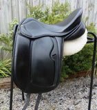 SOLD........17" LUCARDIE ELITE DRESSAGE SADDLE WIDE GULLET