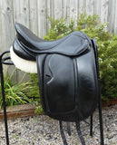 SOLD........17" LUCARDIE ELITE DRESSAGE SADDLE WIDE GULLET