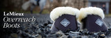 LeMieux WrapRound Lambskin Over Reach Boots Black/Natural