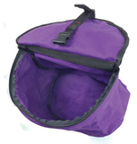 COLLAPSIBLE FEED BAG BLUE OR PURPLE