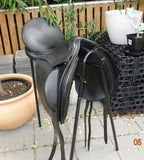 SOLD......17.5" DEFIANCE FORCE DRESSAGE SADDLE MW