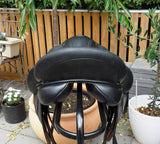 SOLD......17.5" DEFIANCE FORCE DRESSAGE SADDLE MW