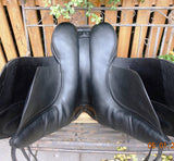 SOLD......17.5" DEFIANCE FORCE DRESSAGE SADDLE MW