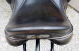 SOLD.............17.5"  Fairfax Monoflap Dressage Saddle Medium Wide