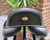 SOLD.............17.5"  Fairfax Monoflap Dressage Saddle Medium Wide