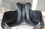 SOLD.............17.5"  Fairfax Monoflap Dressage Saddle Medium Wide