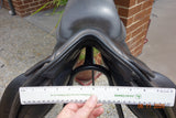 SOLD.............17.5"  Fairfax Monoflap Dressage Saddle Medium Wide