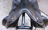 SOLD.............17.5"  Fairfax Monoflap Dressage Saddle Medium Wide