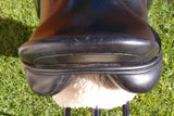 SOLD......17.5" FRANK BAINES REFLEX MONO DRESSAGE SADDLE MW