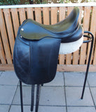 SOLD......17.5" FRANK BAINES REFLEX MONO DRESSAGE SADDLE MW